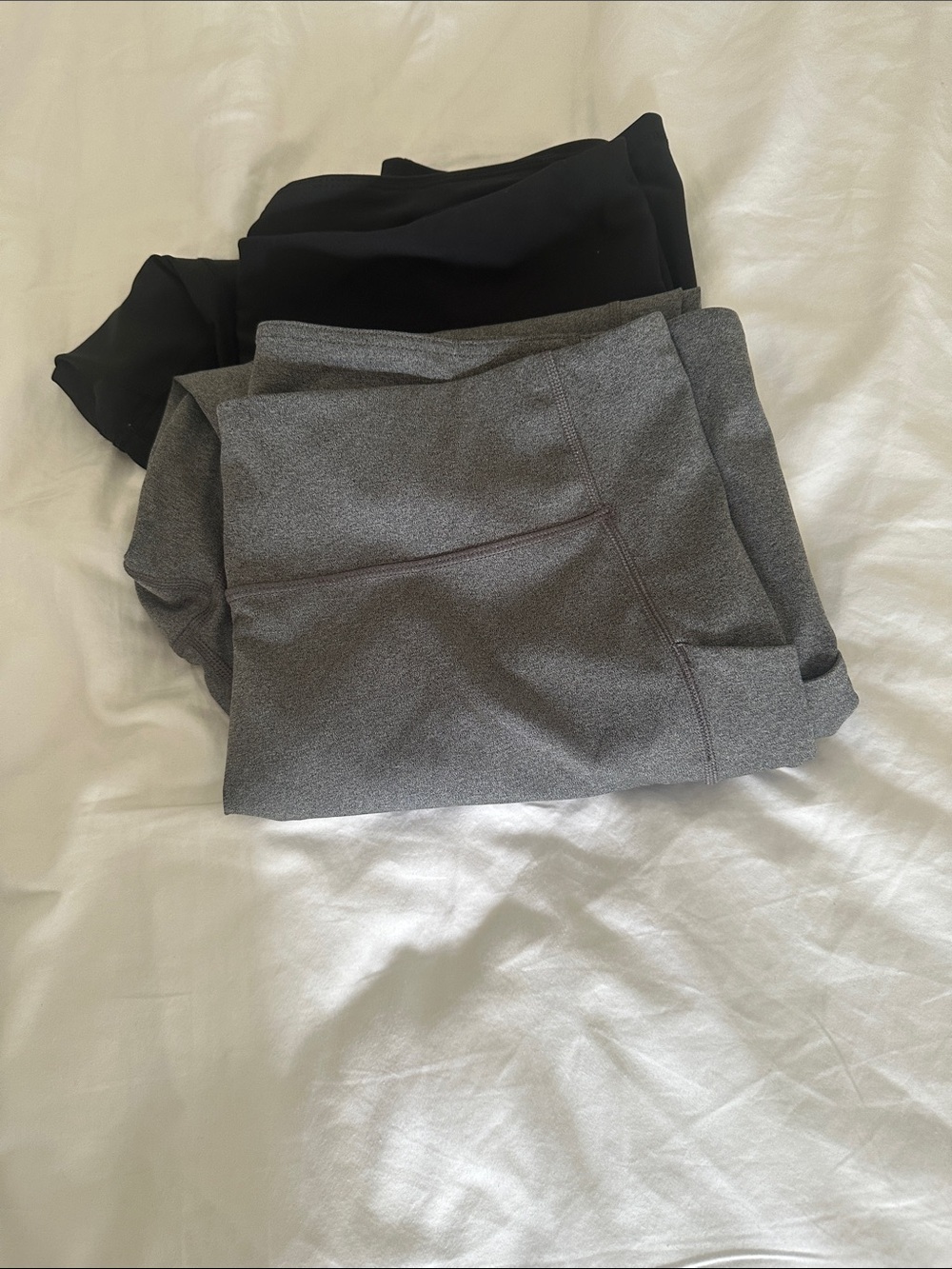 Women's Grey and Black leggings